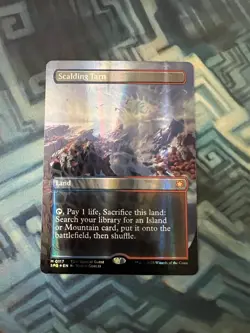 MTG Borderless Dragonscale Foil Scalding Tarn NM- Unplayed Special Guests Tarkir - Image 4