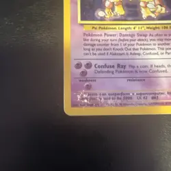 Pokemon TCG Alakazam 80 HP Base Set 1/102 Holo Rare Stage 2 1999 English - Image 4