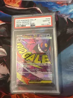 Pokemon Mega Gengar ex MAR 230/193 PSA 10 - Image 1