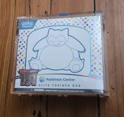 151 Pokemon Center ETB Elite Trainer Box Scarlet & Violet TCG *READ DESC* - Image 1