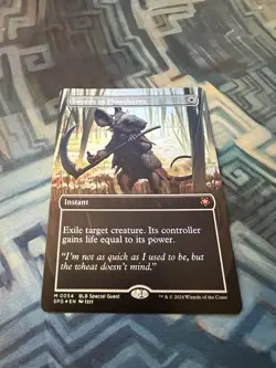 MTG Foil Borderless Swords to Plowshares NM Unplayed Bloomburrow Special Guest - Image 2