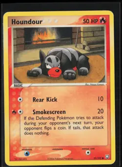 Houndour 59/109 Common Team Rocket Returns Pokemon Moderately Played - Image 1