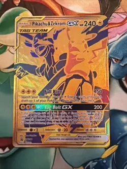 Pokemon Pikachu & Zekrom GX TCG Sun & Moon SM248 Holo Promo - Image 1