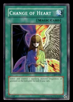 Change Of Heart SDY-032 Common Yugioh Card - Image 1