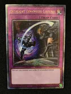Yu-Gi-Oh! Different Dimension Ground (RA04-EN101) (QCSR) 1st Ed NM/M - Image 1