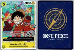 Monkey.D.Luffy (109) OP07-109 Super Rare 500 Years in the Future One Piece NM - Image 3