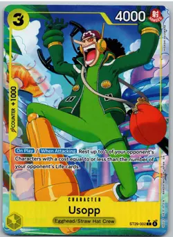 Usopp (Full Art) ST29-002 Common Starter Deck 29: Egghead One Piece NM - Image 1