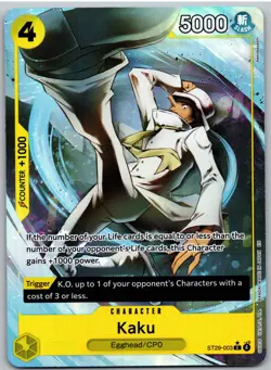 Kaku (Full Art) ST29-003 Common Starter Deck 29: Egghead One Piece NM - Image 1