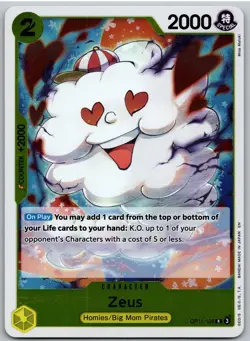 Zeus OP11-106 Rare A Fist of Divine Speed One Piece NM - Image 1