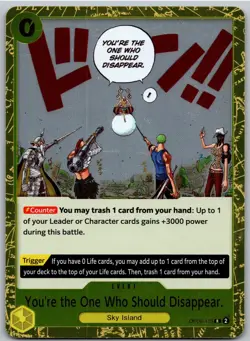 You're the One Who Should Disappear OP06-115 Wings of the Captain One Piece NM - Image 1