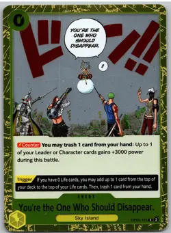 You're the One Who Should Disappear OP06-115 One Piece NM - Image 1