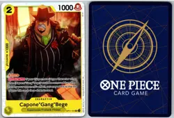 Capone"Gang"Bege (101) OP11-101 Super Rare A Fist of Divine Speed One Piece NM - Image 3