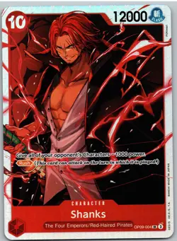 Shanks (Reprint) OP09-004 Premium Booster -The Best- Vol. 2 One Piece NM - Image 1
