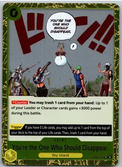 You're the One Who Should Disappear OP06-115 One Piece NM - Image 1