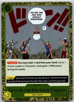 You're the One Who Should Disappear OP06-115 One Piece NM - Image 1