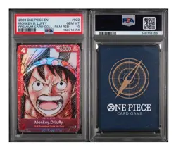 2023 ONE PIECE PREMIUM COLLECTION ONE PIECE FILM RED-#022 MONKEY D. LUFFY PSA 10 - Image 3