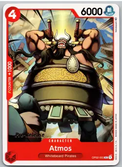 Atmos OP02-003 Common Paramount War One Piece NM - Image 1