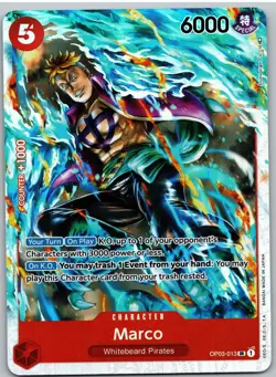 Marco OP03-013 Super Rare Pillars of Strength One Piece NM - Image 1