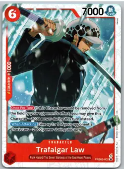 Trafalgar Law PRB02-002 Premium Booster -The Best- Vol. 2 One Piece NM - Image 1