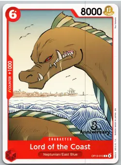 Lord of the Coast OP13-010 Common Carrying On His Will One Piece NM - Image 1