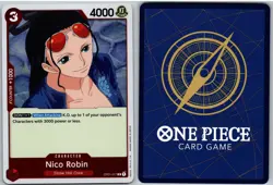 Nico Robin OP01-017 Rare Romance Dawn One Piece NM - Image 3