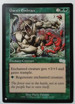 Gaea's Embrace *Uncommon* Magic MtG x1 The List - Image 1