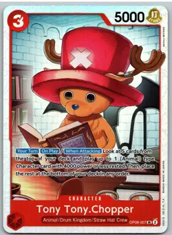 Tony Tony.Chopper (007) OP08-007 Super Rare Two Legends One Piece NM - Image 1