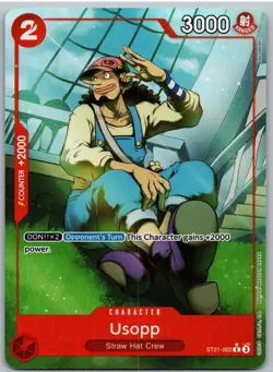 Usopp (Parallel) ST21-002 Common Starter Deck EX: Gear 5 One Piece NM - Image 1