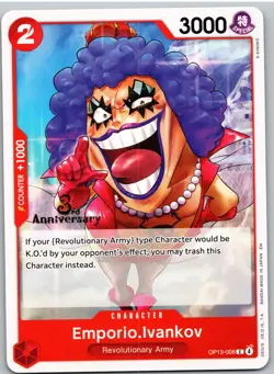 Emporio.Ivankov OP13-008 Carrying On His Will: 3rd Anniversary One Piece - Image 1