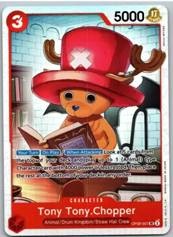 Tony Tony.Chopper (007) OP08-007 Super Rare Two Legends One Piece NM - Image 1