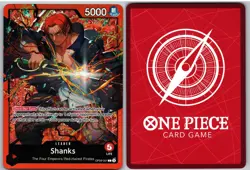 Shanks (Reprint) OP09-001 Leader Starter Deck 23: RED Shanks One Piece NM - Image 3