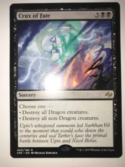 MTG Crux of Fate Fate Reforged 065/185 Regular Rare LP - Image 1