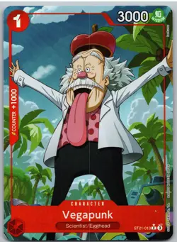 Vegapunk (Parallel) ST21-013 Common Starter Deck EX: Gear 5 One Piece NM - Image 1