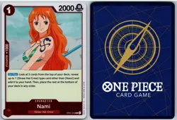 Nami OP01-016 Rare Romance Dawn One Piece NM - Image 3