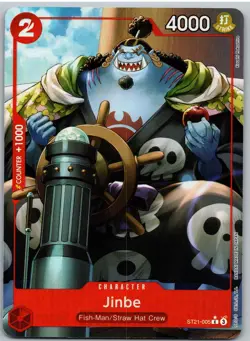 Jinbe (Parallel) ST21-005 Common Starter Deck EX: Gear 5 One Piece NM - Image 1