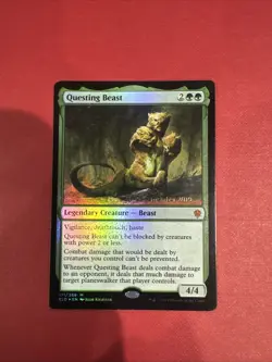 Questing Beast Mtg Prerelease FOIL Promo Nm Near Mint - Image 1