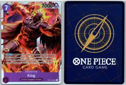 King (096) OP01-096 Super Rare Romance Dawn One Piece NM - Image 3