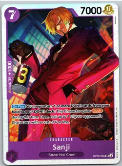 Sanji (Reprint) OP09-065 Premium Booster -The Best- Vol. 2 One Piece NM - Image 1