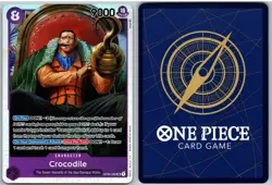 Crocodile (060) OP04-060 Super Rare Kingdoms of Intrigue One Piece NM - Image 3
