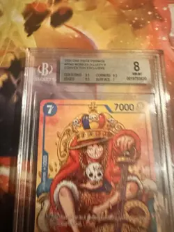 2024 One Piece Monkey D. Luffy P-043 2nd Anniversary Tournament Promo BGS 8 - Image 1