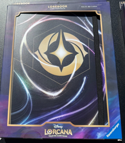 Disney Lorcana TCG Lorebook Cards Portfolio - CARD BACK (Shimmering Skies) new - Image 1