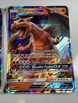 Pokemon Jumbo Promo Cards Lot Charizard GX SM195 Espeon GX SM35 Oversize - Image 3
