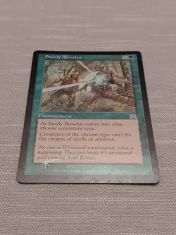 Magic The Gathering MTG STEELY RESOLVE Onslaught Foil Card! - Image 4
