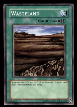 Wasteland LOB-047 Common Yugioh Card - Image 1