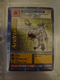 Digimon Taco Bell Promo Cards Gotsumon Tb-01 / Andromon Tb-08 - Image 3