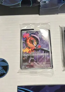 Opened Phantasmal Flames ETB Elite Trainer Box w/Promo Card, Sleeves, Coin, Dice - Image 2