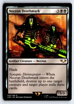 Necron Deathmark 42 Universes Beyond: Warhammer 40,000 Magic: The Gathering NM/M - Image 1