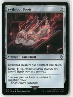 Swiftfoot Boots 361 NM MTG FINAL FANTASY Commander Magic - Image 1