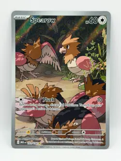Spearow 151/132 Mega Evolution NM Illustration Rare Pokemon TCG - Image 1