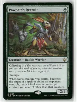 Pawpatch Recruit 187 NM MTG Bloomburrow Magic - Image 1